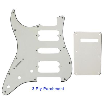 China Left Handed 1 GUITAR Set USA\HSH Player Humbucker Guitar Mexico FD Early 72' 11 Hole Screws Standard St and Back Plate Pickguard Scrambles for sale