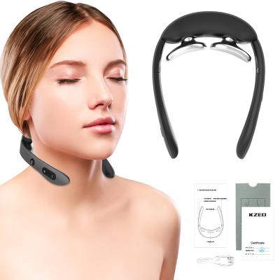 China Hot Selling Amazon Neck Intelligent Electric Neck Heat Massager Cordless Automatic Neck Massager for sale