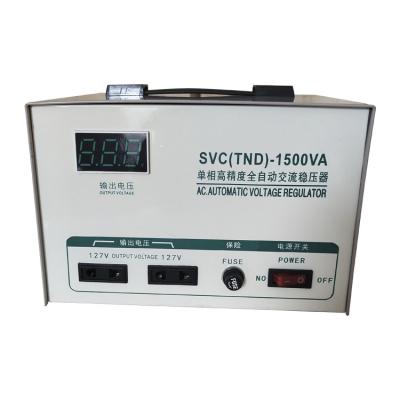 China SVC SVC 5000VA Single Phase AC Servo Type 5KVA Automatic Voltage Regulator Stabilizer for sale