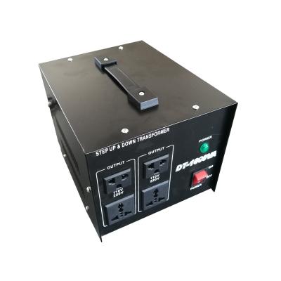 China DT 5000W 3000W 2000W 1500W 1000W 500W step down and high power transformer 220v to 110v or 110v to 220v voltage converter for sale