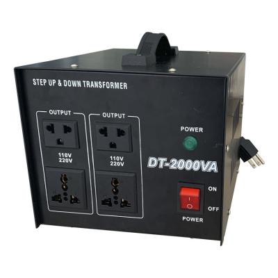 China Industrial Power Supplies 5000VA 220V To 110V Voltage Converter Step Up And Power Down Transformer for sale