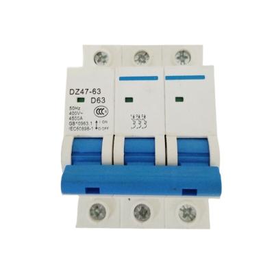 China CE Plastic Copper ITC Certified DZ47 Series MCB 1P 2P 3P 4P Circuit Breaker for sale