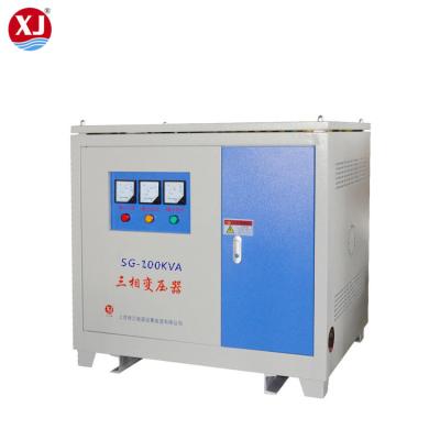 China Power SBK 100KVA 220V 380V to 400V Three Phase Step Up Transformer for sale