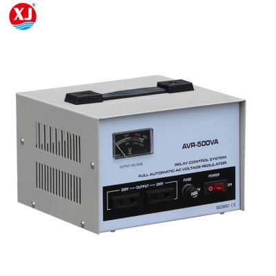 China SVC AVR Single Phase Relay Type Voltage Stabilizer Regulator 2000VA for sale