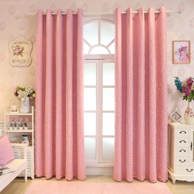 China High Rope Instant Floral Curtains Blackout Sale Sheer Fabric Home Shading 70 90 for sale