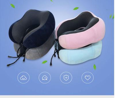 China Folded U Shape Cheap Travel Neck Pillow Wholesale Travel Pillow for sale