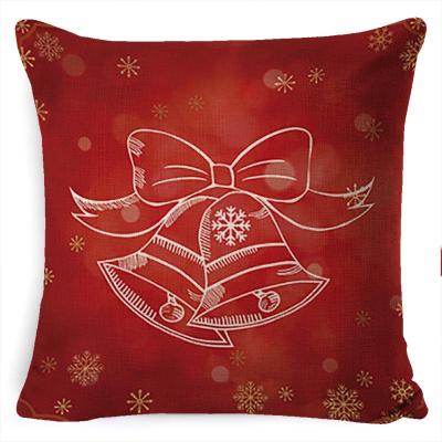 China Portable Hot Selling Linen Christmas Pillowcase Movie Cushion Cover PORTABLE for sale