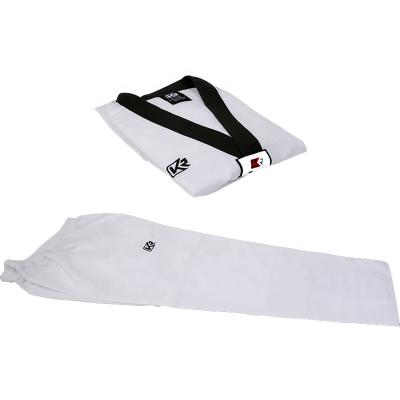 China White Uniform High Quality Suit ITF Taekwondo WTF Taekwondo Factory Taekwondo Taekwondo for sale