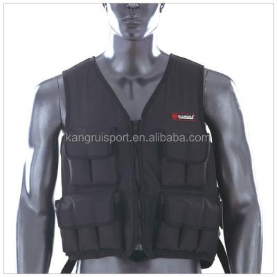 China Fitness Weight Sand Black Vest for sale