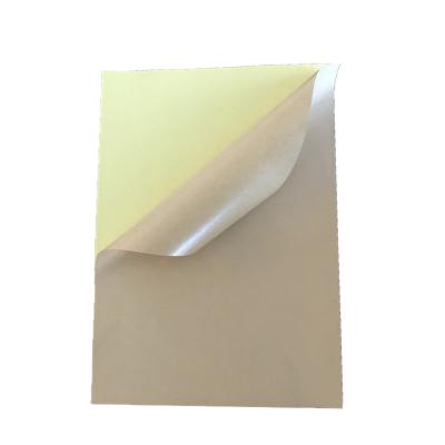 China High Quality Heat Resistant Self Adhesive Sticker Paper Sheets of Kraft Paper for sale