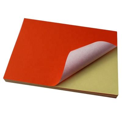 China Heat Resistant Printer Paper Colorful Matte Laser Inkjet Printing Paper Self Adhesive for sale