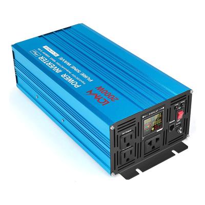 China Wholesale 2kw 3kw 5kw Aluminum Alloy DC to AC Pure Sine Wave Power Inverter Off Grid Solar Inverter 12v 110v 220v for sale