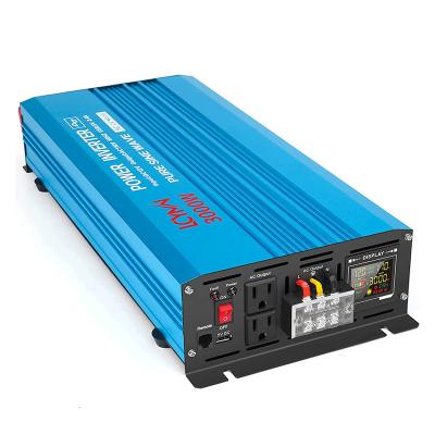 China Aluminum Alloy 12v 24v to 110v 220v 230v 50hz 1kw 2kw 3000 watt inverter pure aluminum alloy dc ac sine wave home car used converter inverter for sale