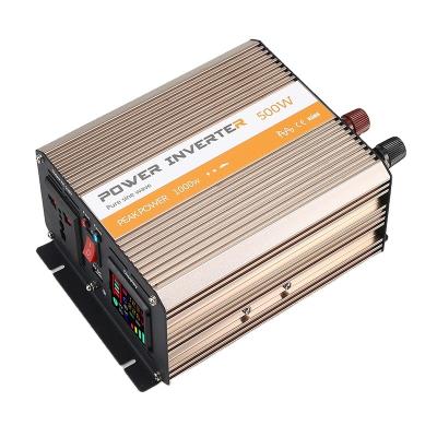 China Aluminum alloy 12v dc to ac 110v 220v pure sine wave inverter 500w 1000w 2000w 3000w inverter on sale for sale