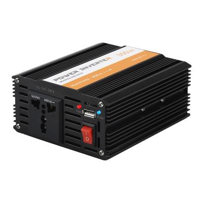 China Aluminum Alloy 300w 500w 1000w 1500w 2000w 3000w 12v 24v AC 110v 220v Power Inverter DC Modified Sine Wave Inverter for sale