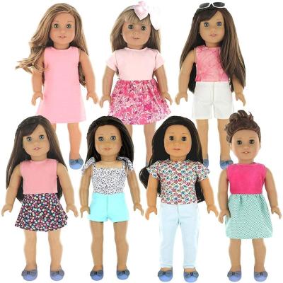 China CASUAL Toys 18 Inch Doll Clothes - American Fits Girl Doll Clothes With Accessories for sale