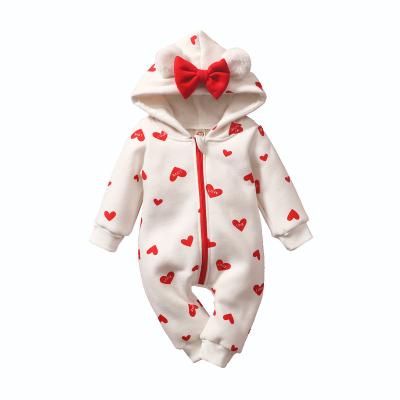 China Anti Shrink Custom Baby Knit Romper Long Sleeve Jumpsuit Outfit Clothes for sale