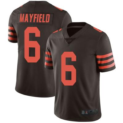 China 6 antibacterial jr 21 high quality mayfieil 13 beckham soccer jerseys dropship landry 95 landry chubb 80 ward chubb 13 beckham uniform for sale