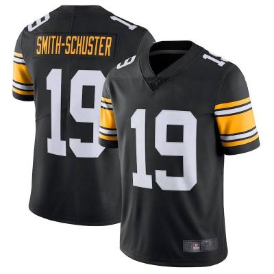 China Shirts & Top 7 custom roethlisberger 11 claoool 18 johnson 19 schuster 22 harris bush 55 american football jersey with logo dropship for sale