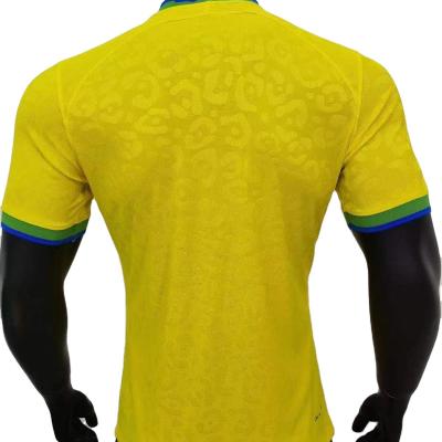 China Cheap 2022-2023 Soccer Jersey Fans Soccer Jerseys Brazil National Team Football Tank Tops Sets Brazil 2022 for sale