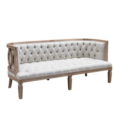 China Europe Luxury Chesterfield Storage High Style Tufted Couch White Back Sofa for sale