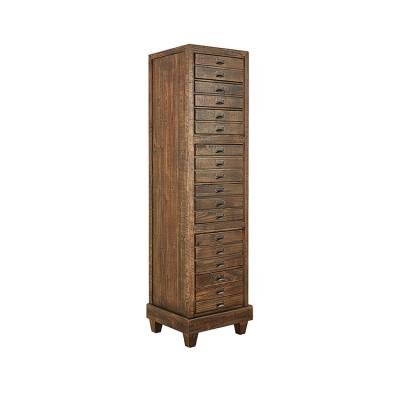 China Vintage Adjustable Antique Fir Chest (Other) of Rustic Reclaimed Wood Drawers for sale