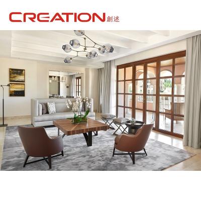 China Customized Luxury Modern High Quality Modern Hotel Suite Room Furniture Set For Sale for sale