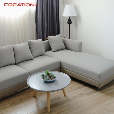 China Modern Design Contemporary Italy Hotel International Project Upholstered Fabric L Form Sofa For Hotel Sectional for sale