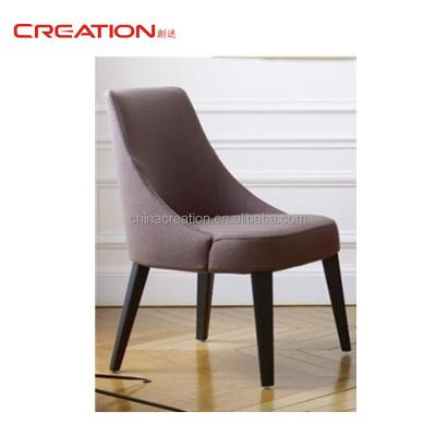 China New Design Good Quality Hotel Room Solid Wood Office Chair Dining Chair for sale