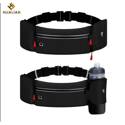 China With HUALIAN 2020 Travel Waist Belt Bag Custom Outdoor Water Bottle Holder Waterproof Running Waist Bag for sale