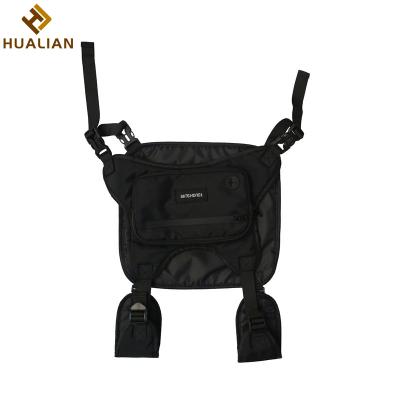 China Oxford HUALIAN Utility Men Women Front Chest Rig Vest Pack Functional Bag For Outdoor Travel for sale