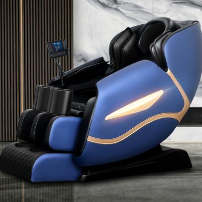 China Cheap BODY 4D massage chair wooden tooth health care massage machine body health care message speaker ghe chair blue comfort massage chair for sale