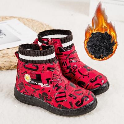 China Wholesale Hot Selling Waterproof Winter Kids Ankle Snow Girls Indoor Outdoor Boots For Kids for sale