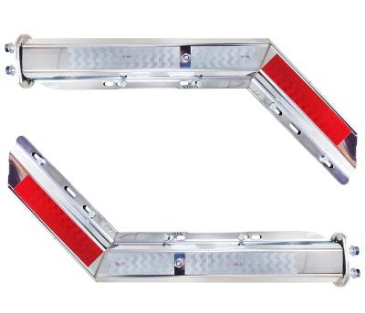 China 90 Degree Angled Wall Mount Rafter Mud Flap Rack Truck for sale