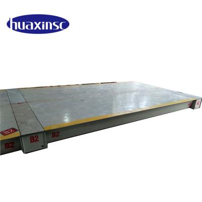 China Q235 Steel/AG700L/1000L/1200L 3x20m Car Scale 80 Tons 80t Truck Electronic Digital Scale for sale