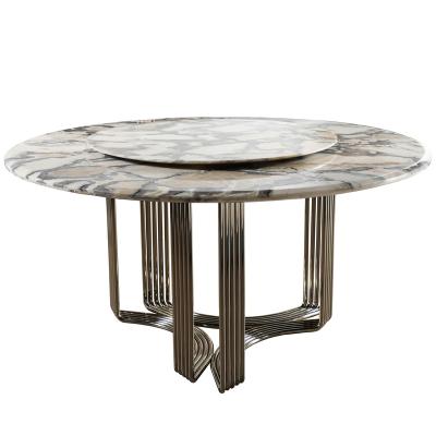 China Setliving Modern Marble Room Dining Table Furniture Luxury Coffee Table Set Italian Design Stainless Steel Square Marble Coffee Table for sale