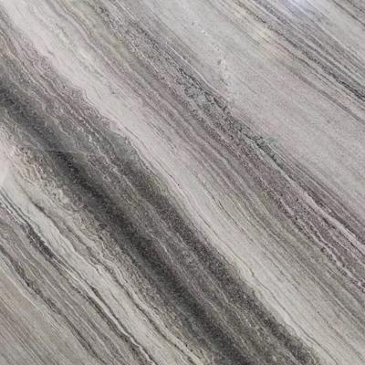 China 2022 Modern Chinese Supply Decoration Gray Wooden Tile Wood Gray Marble Indoor Polished Slab for sale