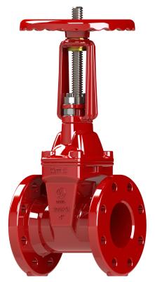 China Flange Grooved Type Resilient Seated Gate Valve FM/UL Standard for sale