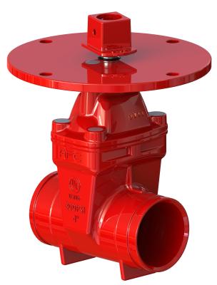 China Soft Seated UL FM Gate Valve With Red FBE Coated Abrasion Resistance for sale