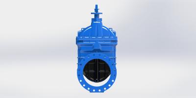 China Ductile Iron Gate Valve Top Cap Or Hand Wheel Operated , Vulcanized Rubber Wedge for sale