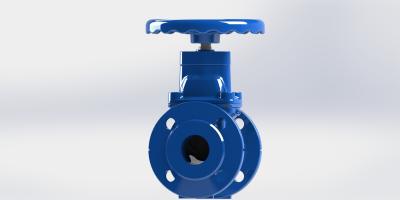 China Ductile Iron Gate Valve Resilient Seated Rising Or No Rising Stem for sale