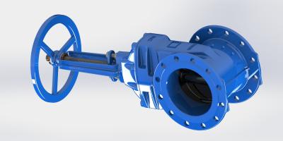 China Non Rising Stem Available Water Gate Valve Handwheel Or Top Cap Operated for sale