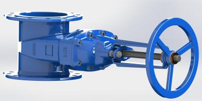 China Handwheel Operated Water Gate Valve Epoxy Coated / Non Rising Stem Available for sale