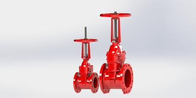 China Ductile Iron EPDM Wedge Type Gate Valve UL FM Approved for sale