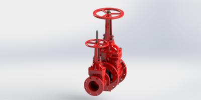 China Vertical Wall Mounted Rising Stem Gate Valve For Fire Fighting UL Approved for sale