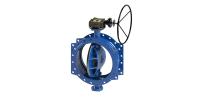 China Long Life Ductile Iron Double Eccentric Butterfly Valve Both Side Seal Available for sale