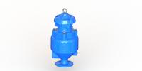 China BS EN1074-4 DN 50 mm afvalluchtontladingskleppen met epoxycoating Te koop