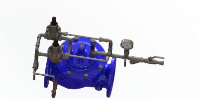 China Blue Surge Anticipating Control Valve , Pressure Surge Relief Valve for sale