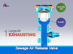 welding connection sewage air release valve with ansi standard