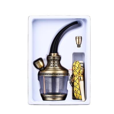 China Luxury Portable Mini Sheesha Stainless Steel Sheesha Shisha Hookah Tobacco Filter Smoking Hookah for sale